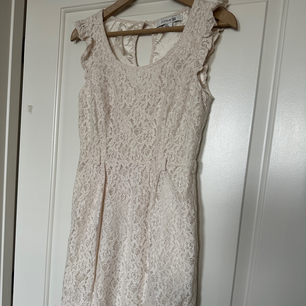 Super cute flutter tank sleeve floral dress